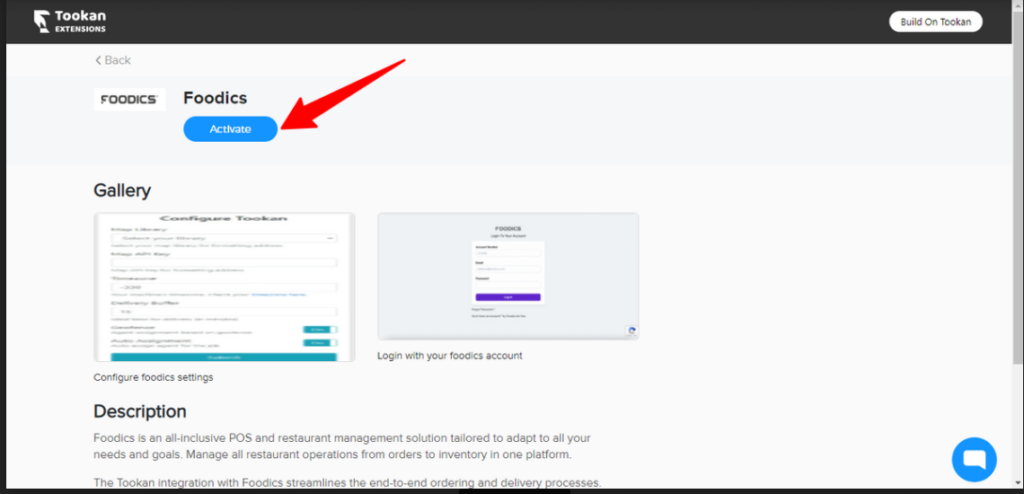 Integrate Your Foodics Account with Tookan