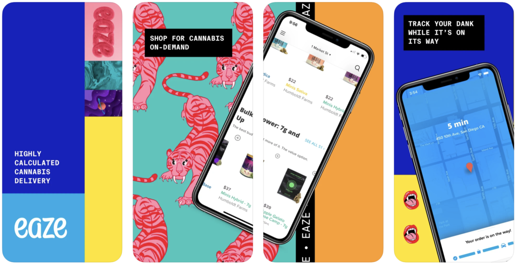 eaze cannabis delivery app