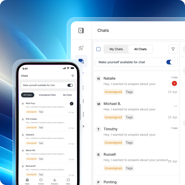 Instant Conversations. Seamless Support.