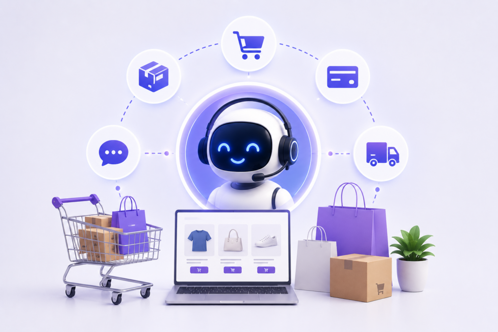 AI Voice Agent for ecommerce customer support and order tracking