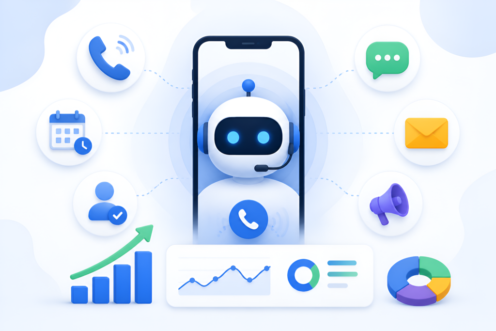 AI voice agent helping businesses automate customer follow-up calls